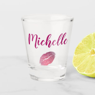 Verre A Shot Lèvres Glam rose