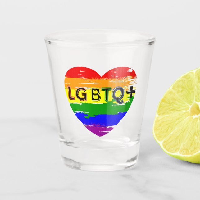 VERRE A SHOT LGBTQ + (Devant)