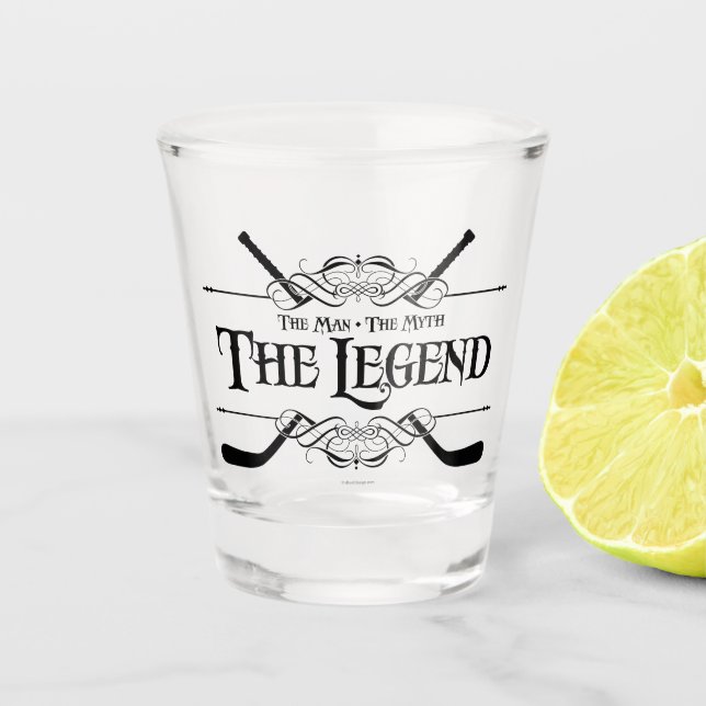 Verre A Shot L'homme, le mythe, la légende (hockey) (Devant)
