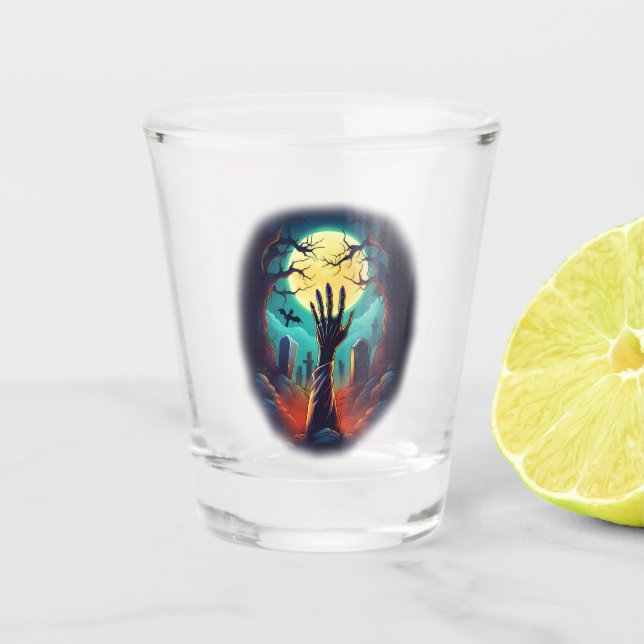 Verre A Shot L'horreur de la tombe de Zombie (Devant)