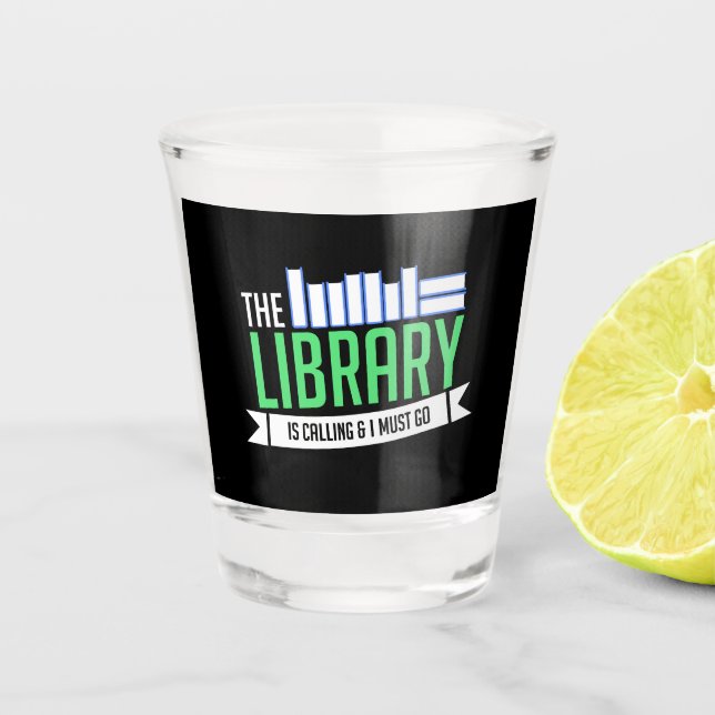 Verre A Shot Librairie Livres Cadeau (Devant)