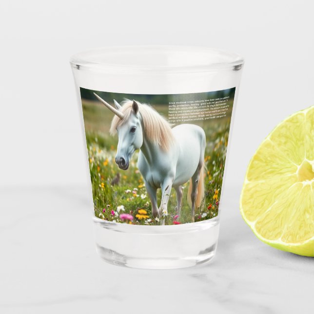 Verre A Shot Licorne Chanceuse (Devant)