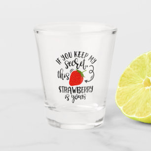 Verre A Shot L'idée de la conception de Père Noël secrète