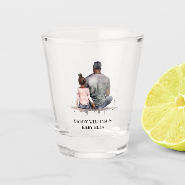 Verre A Shot Lien père et fille noir (4) (Devant)