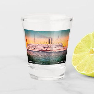 Verre A Shot Ligne de la rivière Fall, navire à vapeur 'Provide