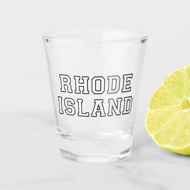 Verre A Shot L'île Rhode (Devant)