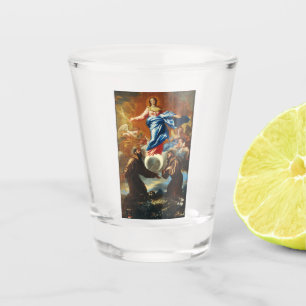 Verre A Shot L'Immaculée Conception de la Vierge Marie