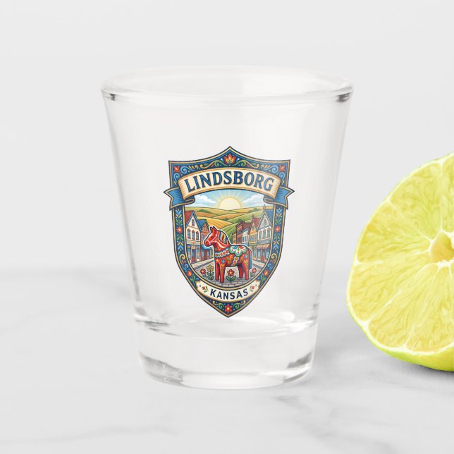 Verre A Shot Lindsborg Kansas (Devant)