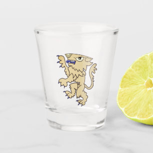 Verre A Shot Lion rampant