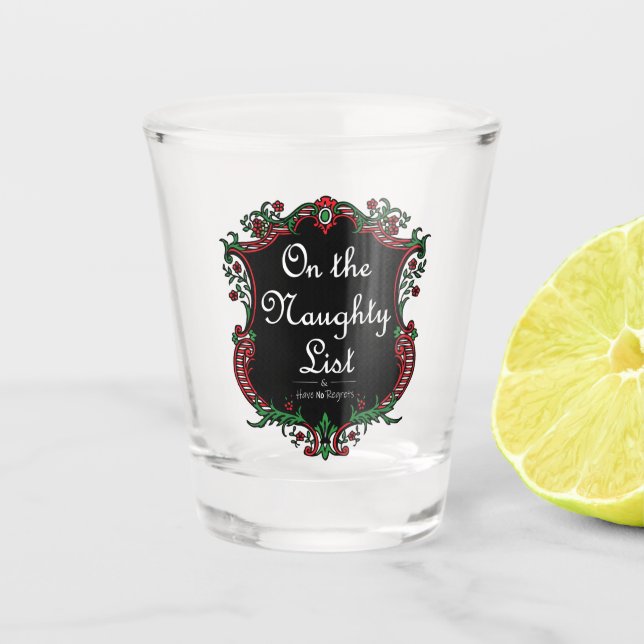 Verre A Shot Liste de vilains (Devant)