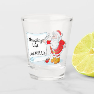 Verre A Shot Liste des vilains Père Noël personnalisées
