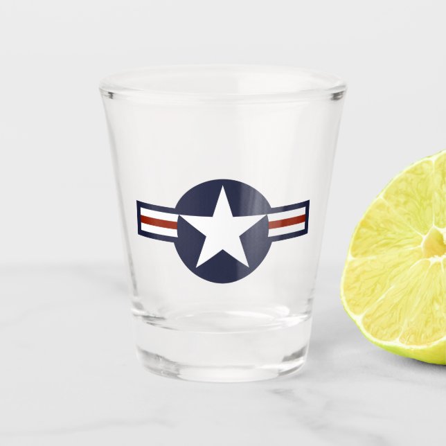 Verre A Shot logo de l'armée de l'air (Devant)