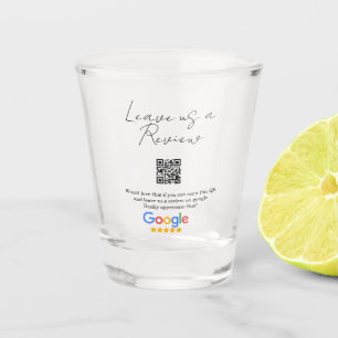 Verre A Shot logo de l'entreprise de critique Google Scan QR cr