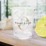 Verre A Shot Logo de l'entreprise Simple propreté minimale Marq<br><div class="desc">Un simple verre de photo sur mesure pour faire ressortir votre logo.</div>