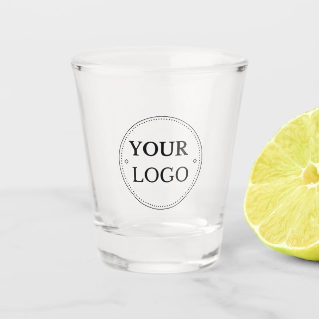 Verre A Shot Logo de marque commerciale Bière moderne (Devant)