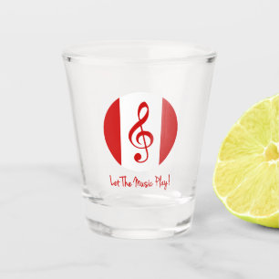 Verre A Shot Logo de Scott Ruhs et laissez la musique jouer!
