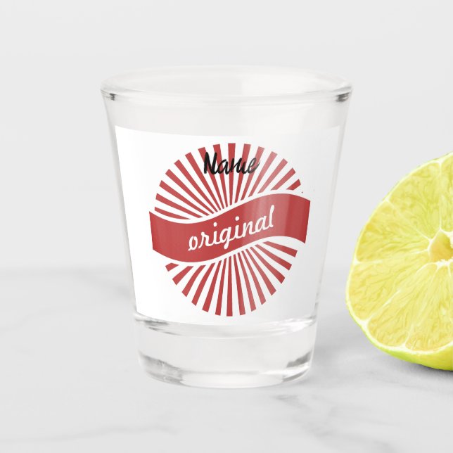 Verre A Shot Logo des signes originaux Thunder_Cove (Devant)
