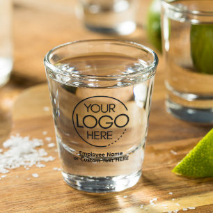 Verre A Shot Logo moderne élégant Employé/Société SWAG