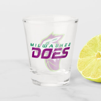 Verre A Shot Logo Moderne Vintage Milwaukee Does