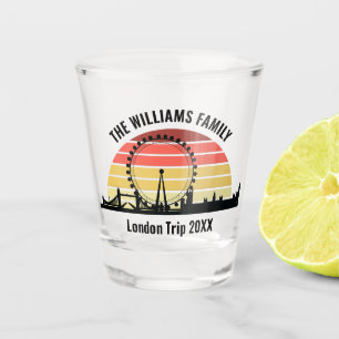 Verre A Shot Londres Angleterre Sunset Custom Family Trip
