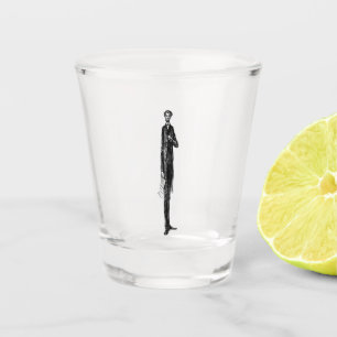 Verre A Shot Long 16ème USA président grand d'Abe Abraham