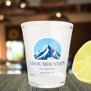 Verre A Shot Loon Mountain New Hampshire ski resort shotglass