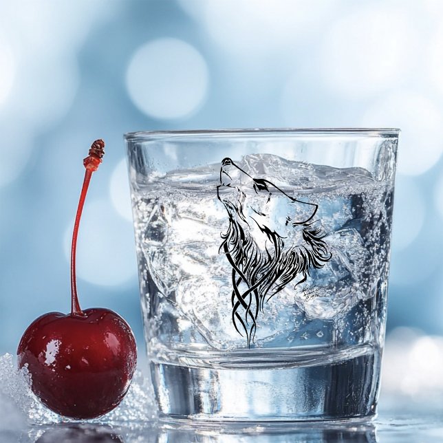 Verre A Shot Loup noir de la tribu Howl (Créateur téléchargé)