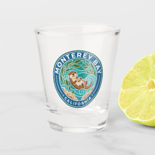 Verre A Shot Loutre de mer de la baie de Monterey Californie