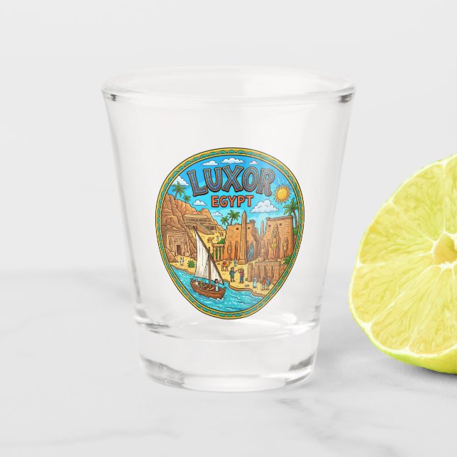 Verre A Shot Louxor, Égypte Égypte (Devant)