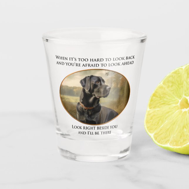Verre A Shot Loyal Black Lab (Devant)