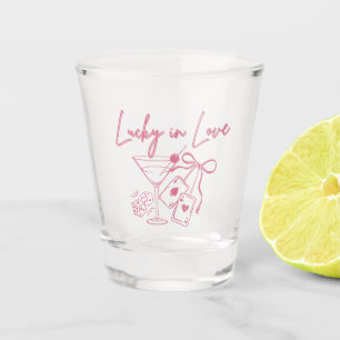 Verre A Shot Lucky Love Vegas Casino Enterrement de Vie de Jeun
