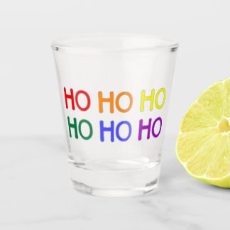 Verre A Shot Lunettes à shot Ho Ho Ho arc-en-ciel