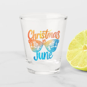 Verre A Shot Lunettes de soleil Noël en juin Vacances d'été drô