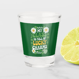 Verre A Shot Ma classe est pleine de charmes chanceux St Patric