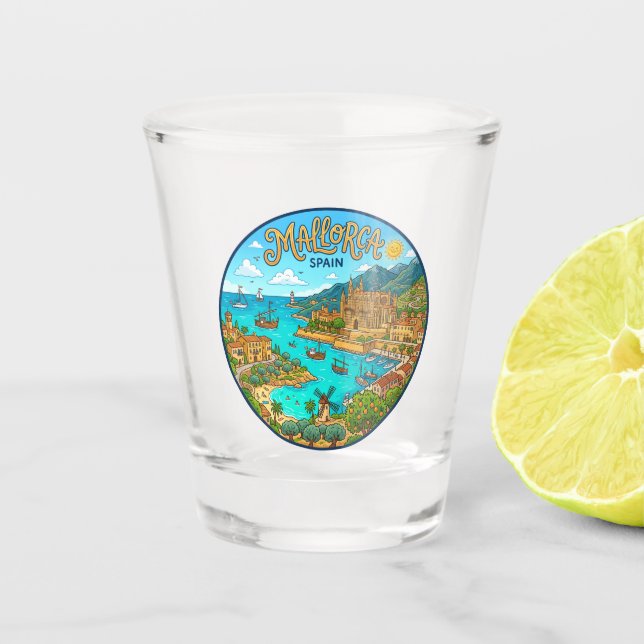 Verre A Shot Majorque Espagne (Devant)