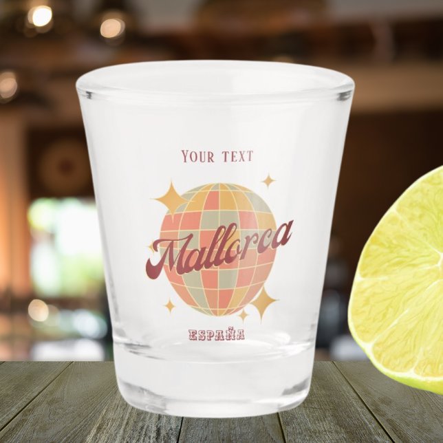 Verre A Shot Mallorca Espagne fête de fête souvenir (Créateur téléchargé)