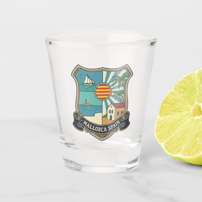 Verre A Shot Mallorca Espagne Voyage (Devant)