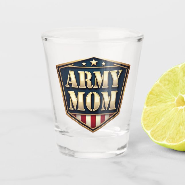 Verre A Shot MAMAN de l'Armée, (Devant)