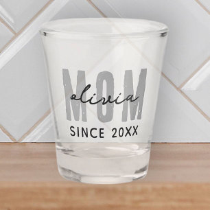 Verre A Shot Maman Depuis 20XX Moderne Simple Preppy