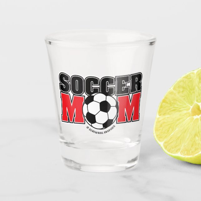 Verre A Shot Maman Footballeuse (Devant)