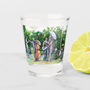 Verre A Shot Maman ne m'a jamais averti des joueurs tuba