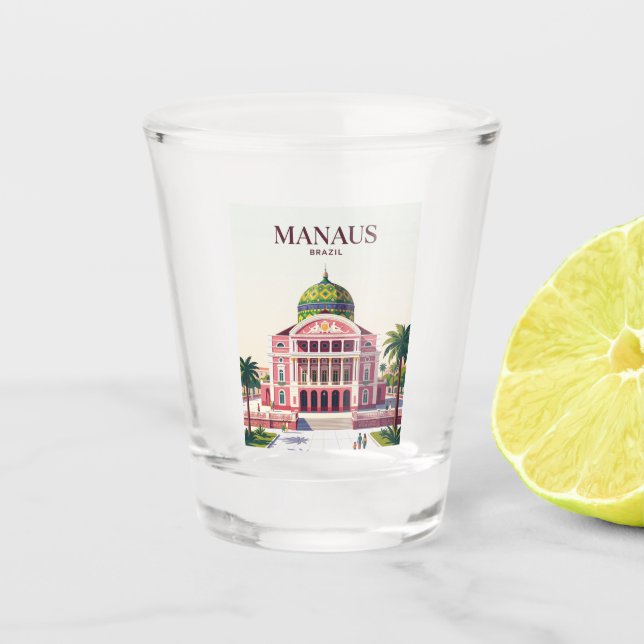 Verre A Shot Manaus Brésil (Devant)