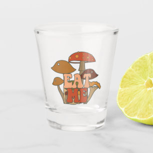 Verre A Shot "Mange-moi" - Conception Whimsical Mushroom