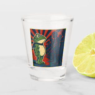 Verre A Shot Manifestation de la Grenouille de Portland