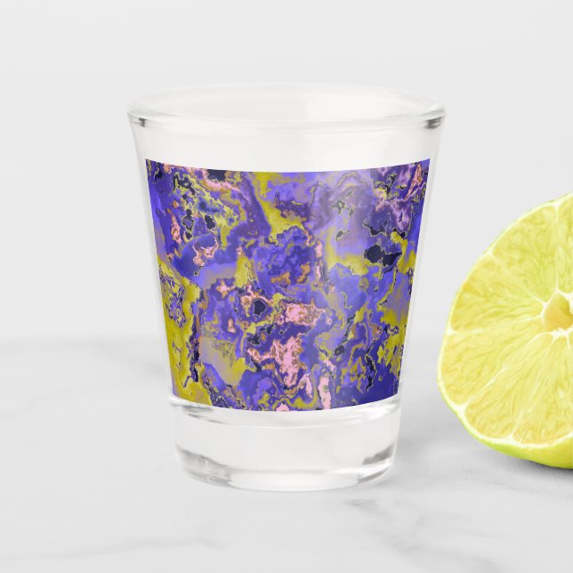 Verre A Shot Marbre Radioactif (Devant)