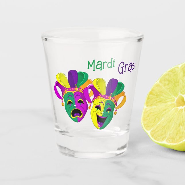 Verre A Shot Mardi Gras (Devant)