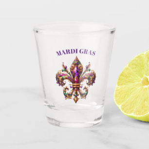 Verre A Shot Mardi Gras