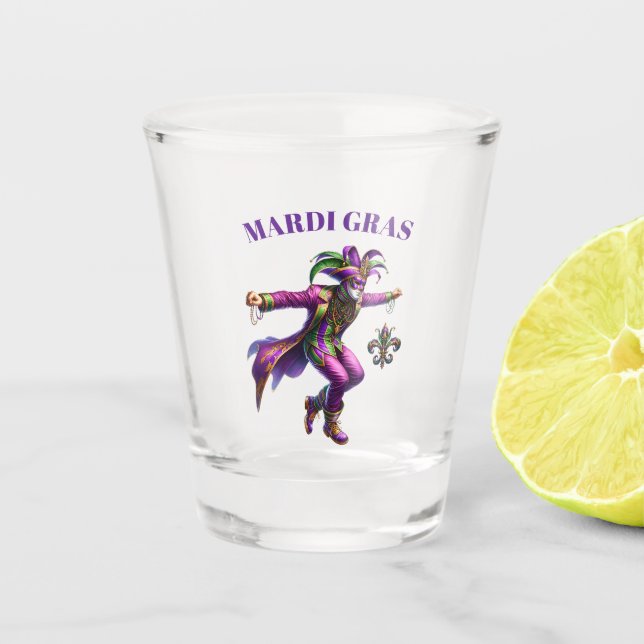 Verre A Shot Mardi Gras  (Devant)