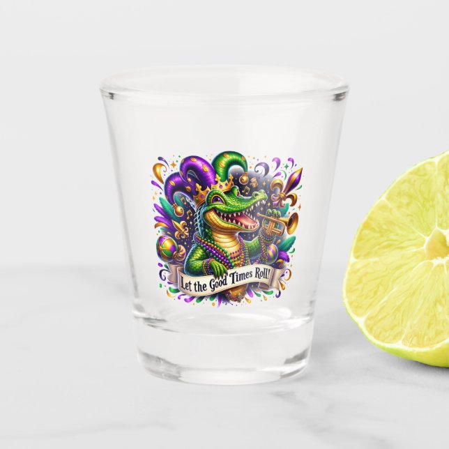 Verre A Shot Mardi Gras  (Devant)