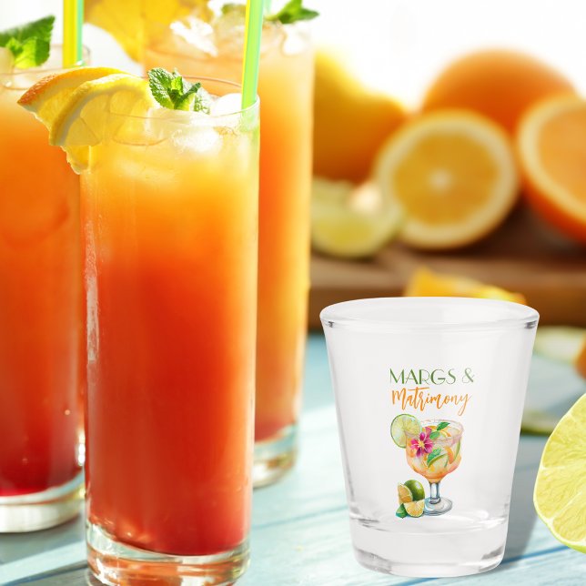 Verre A Shot Margs et Mariage Tequila & Fiesta Enterrement de V (Créateur téléchargé)